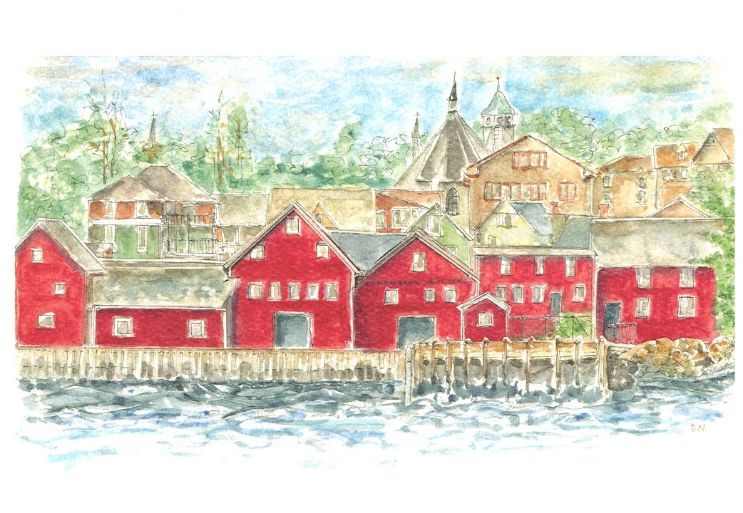 Lunenburg, Nova Scotia (Card + Envelope)