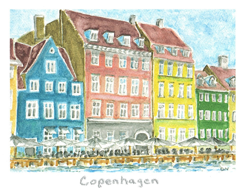 Copenhagen, Denmark (Postcard)